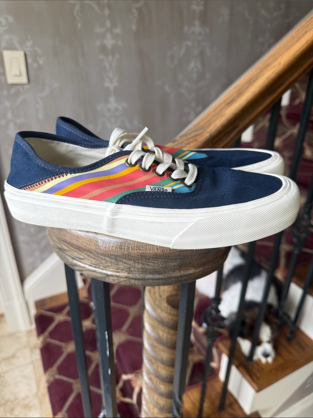 VANS ladies SF retro sneaker size 8 1/2 very good condition men’s size 7 - Picture 2 of 11